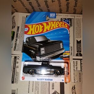 Hot Wheels Hot Trucks 1983 '83 Chevy Silverado DARK GREY 157/250